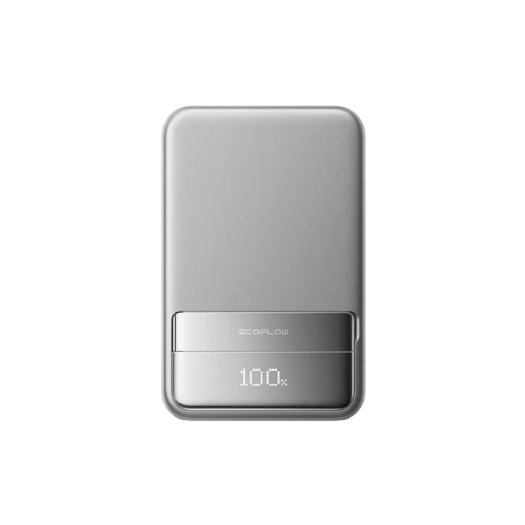 Ecoflow RAPID Magnético Powerbank 10000mAh em Prateado - Powerbank Magnética