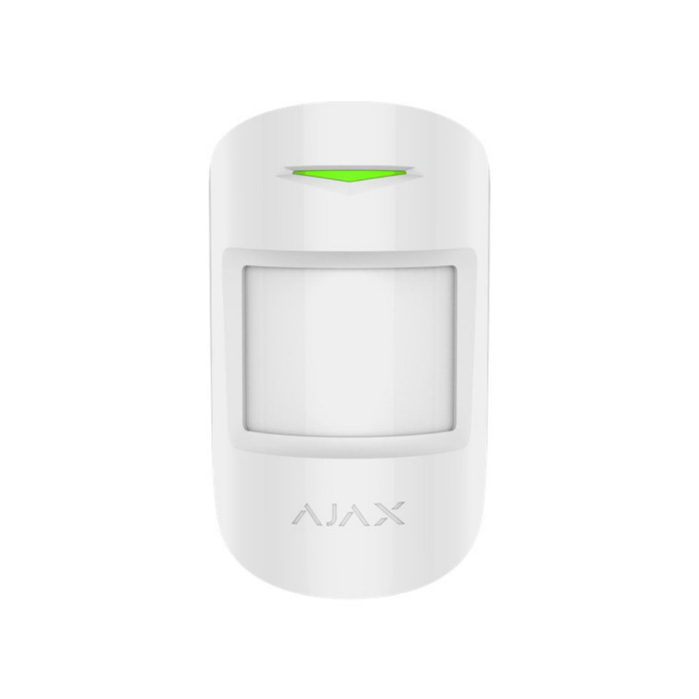 Ajax Detector de quebra de vidros e Sensor para alarme Ajax Jeweller branco - Ajax CombiProtect