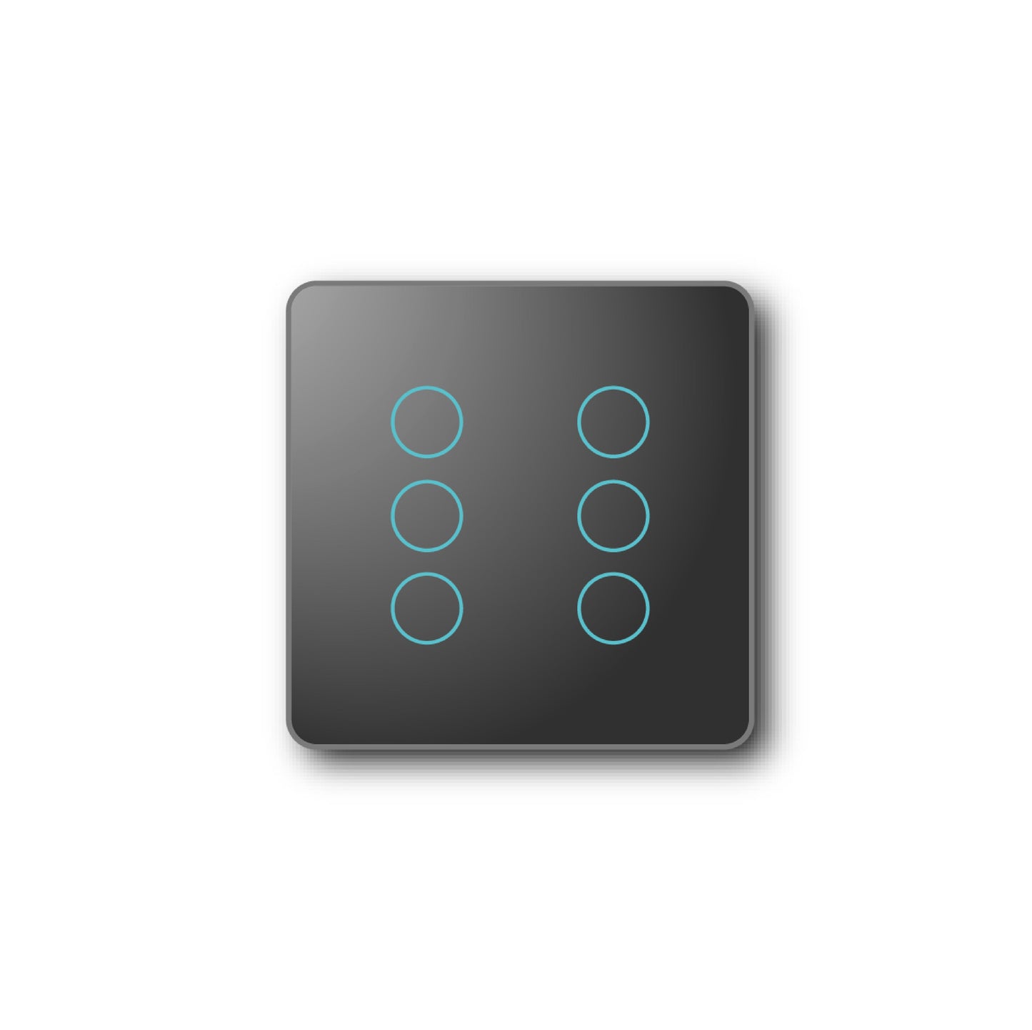 SmartStaging vPRO Comando de Cenários 6 Botões (18 Cenários) Zigbee Preto - SYPC06ZBPR