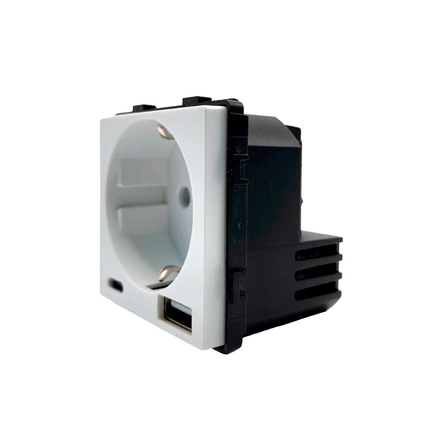 SmartStaging vPRO Módulo Tomada c/ USB-C e USB-A Branco - SYPMTUENOBR