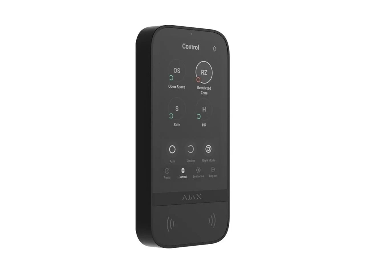 Ajax Keypad Touchscreen Preto - Ajax KEYPADTOUCHSCREEN