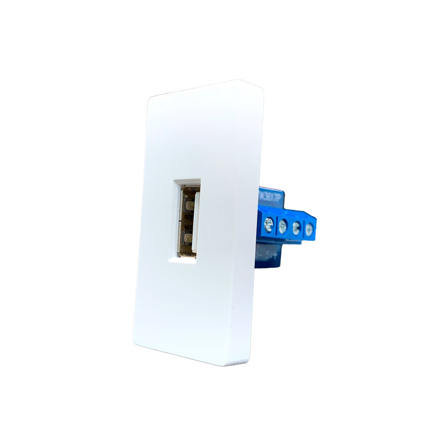 SmartStaging vPRO Meio Módulo USB-A c/ Transferência de Dados Branco - SYP0MUADATABR