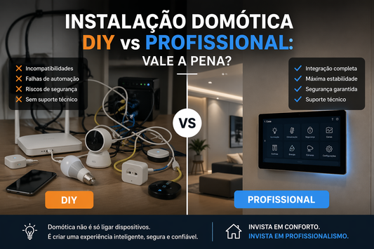 Instalação Domótica DIY vs Profissional: vale a pena?