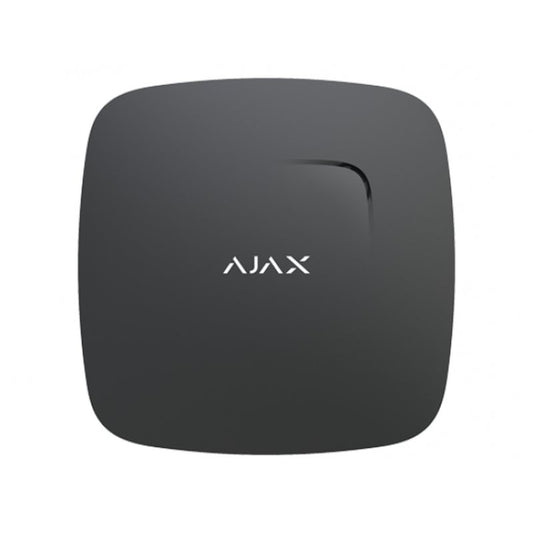 Detector de fumo e sensor de temperatura Preto - Ajax FireProtect