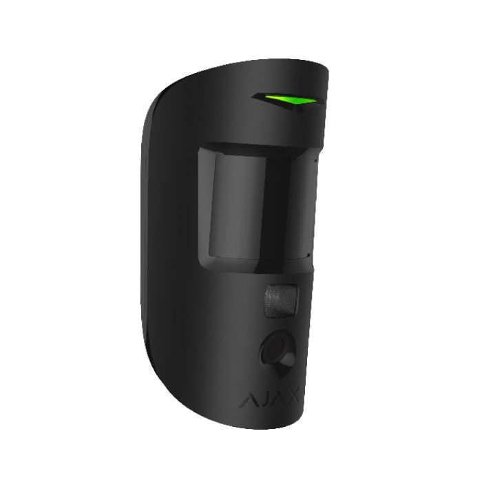 Ajax Detector PIR com câmara sem fios para alarme Preto - Ajax MotionCam
