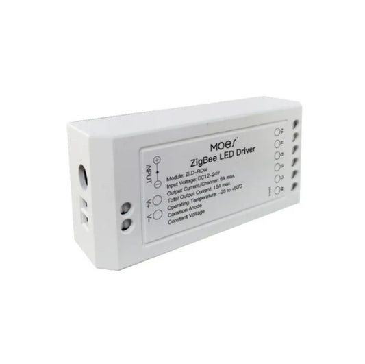 Moes Controlador de Fita RGB CCT Dimmer Zigbee Tuya / Smartlife - Moes ZDRIVER-RGB