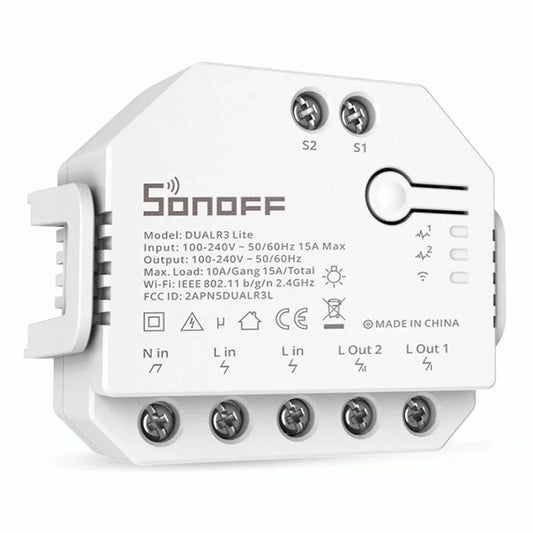 Sonoff Dual R3 Lite Comutador Wifi