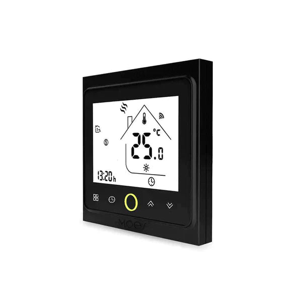 Moes Controlador Inteligente para Bomba de Calor com Piso Radiante a água com sonda de temperatura - Hidráulico Zigbee