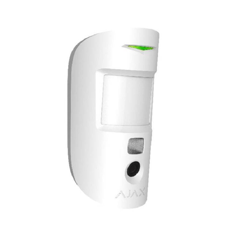 Ajax Detector PIR com câmara sem fios para alarme branco - Ajax MotionCam