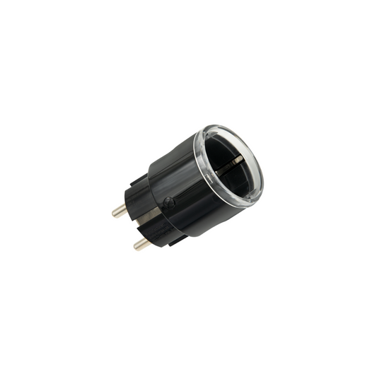 Shelly Tomada inteligente compatível com Matter Preto - Shelly Plug S Gen 3