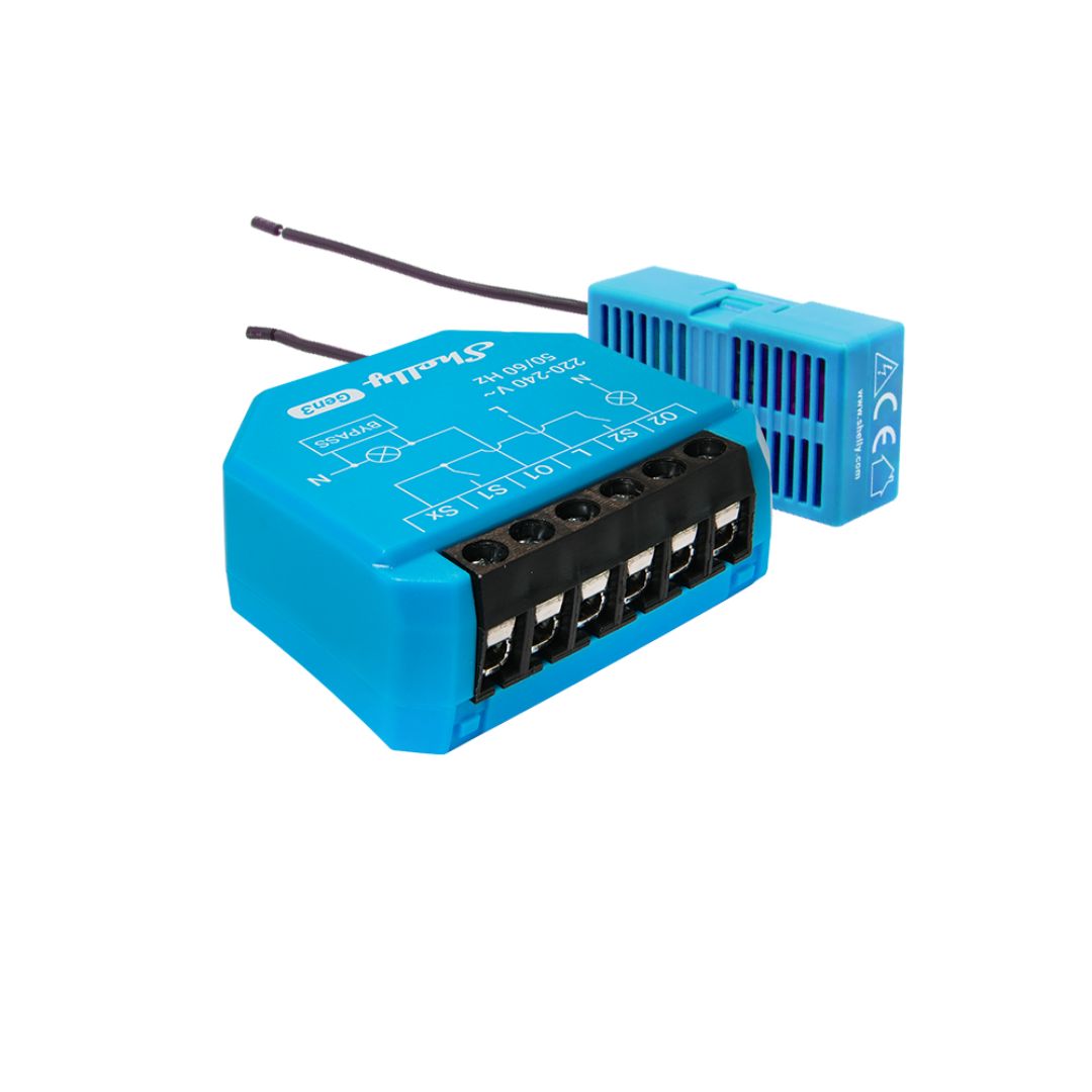 Shelly 2L Gen3 – Módulo Interruptor para Automação WiFi 2 Canais Sem Neutro