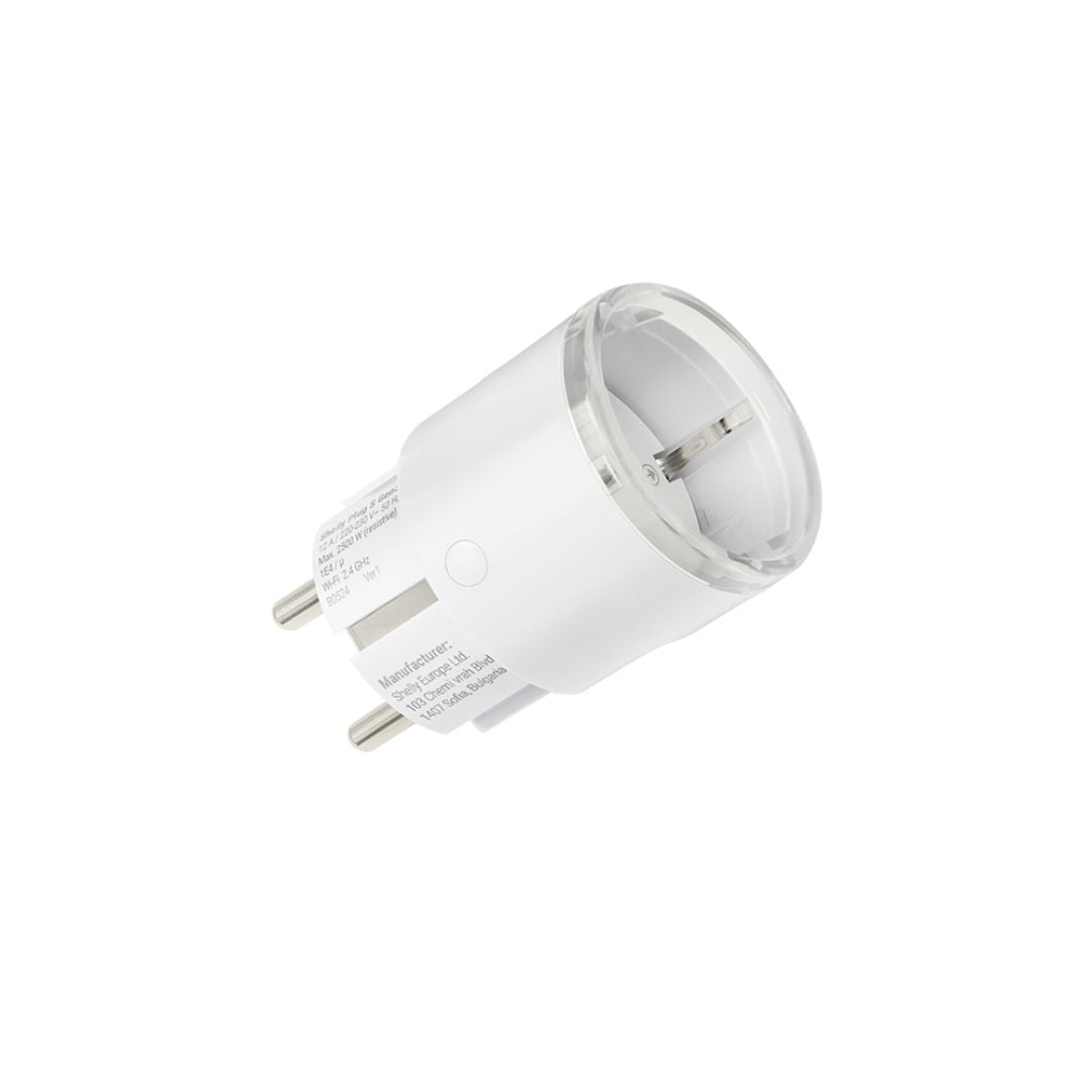 Shelly Tomada inteligente compatível com Matter Branco - Shelly Plug S Gen 3
