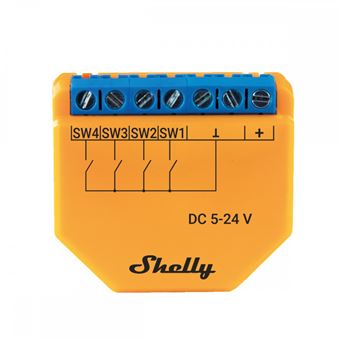 Shelly i4 DC Plus - Módulo WiFi/BT