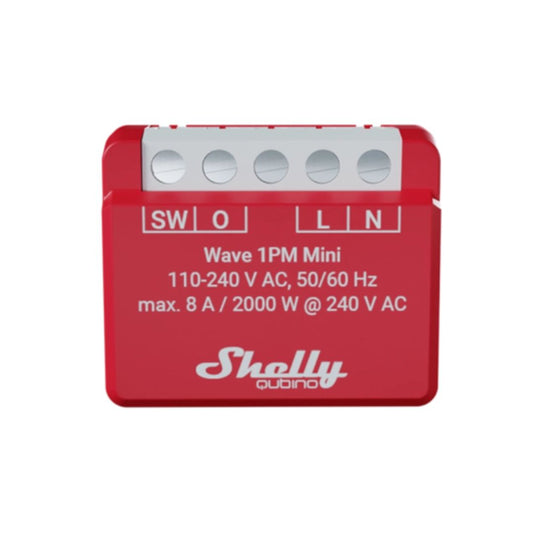 Shelly Qubino Z-Wave 1PM Mini - Módulo Z-Wave