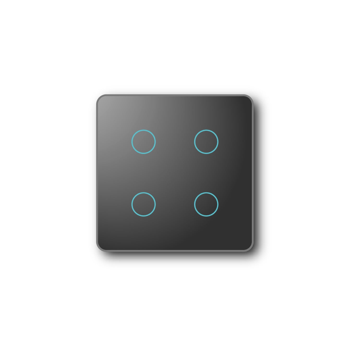 SmartStaging vPRO Comando de Cenários 4 Botões (12 Cenários) Zigbee Preto - SYPC04ZBPR