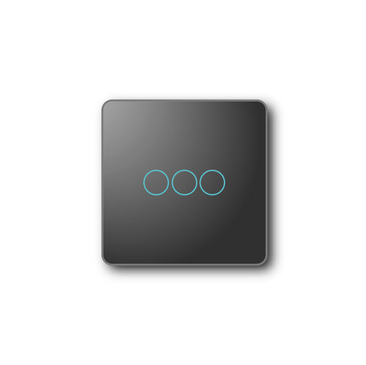 SmartStaging vPRO Comando de Cenários 3 Botões (9 Cenários) Zigbee Preto - SYPC03ZBPR