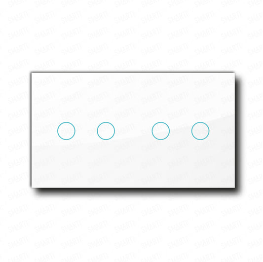 SmartStaging vPRO Espelho Duplo (2 botões + 2 botões) Branco - SYPE20202BR