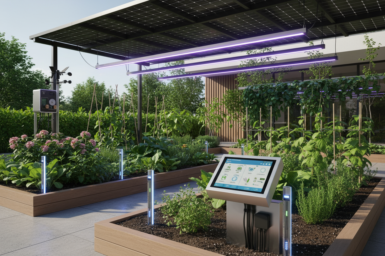 domótica jardim inteligente