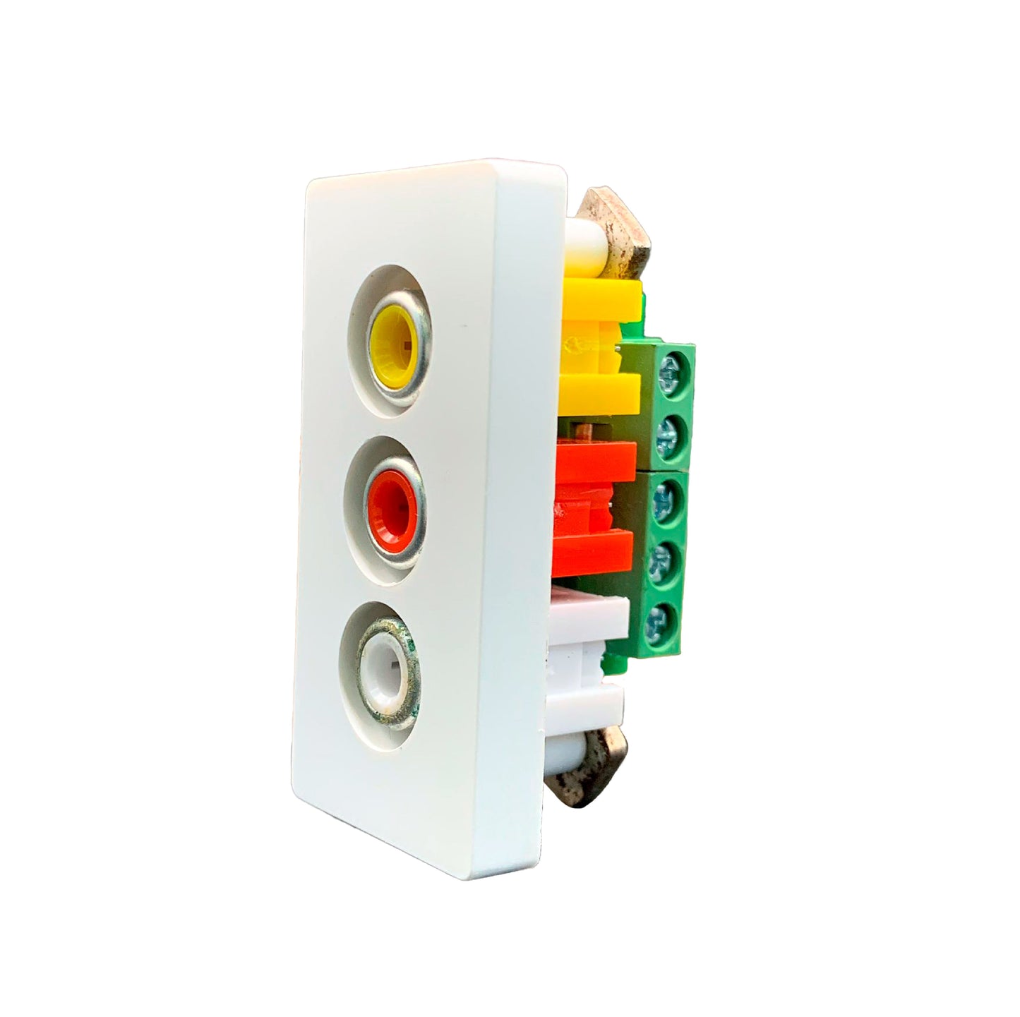 SmartStaging vPRO Meio Módulo de Banana 5 mm Branco - SYP0MSPKBR