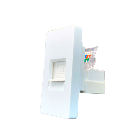 SmartStaging vPRO Meio Módulo de CAT6 Branco - SYP0MCAT6BR